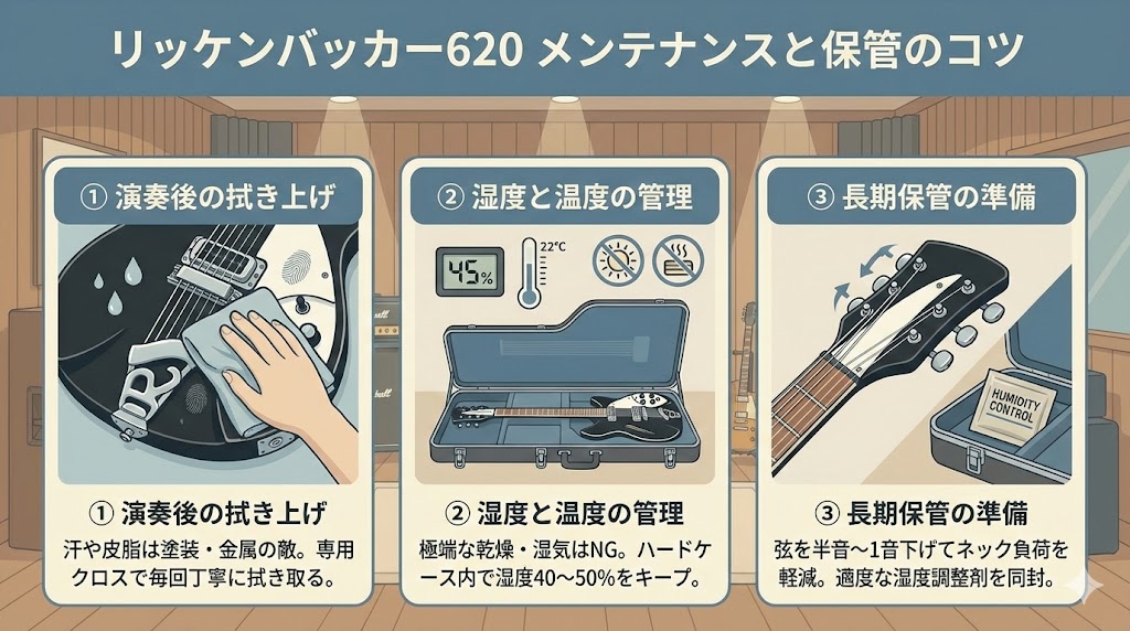 メンテナンスと保管で気をつけるべきポイント