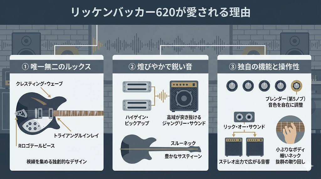 リッケンバッカー620が愛される最大の魅力