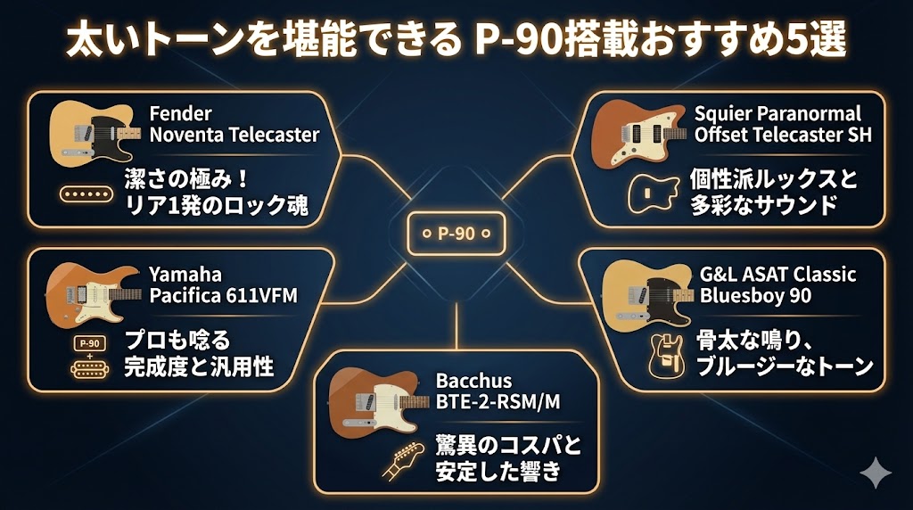 太いトーンを堪能できるおすすめの5本