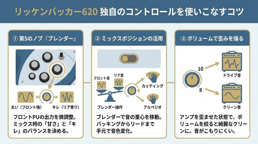 独自のコントロールを上手に使いこなすコツ